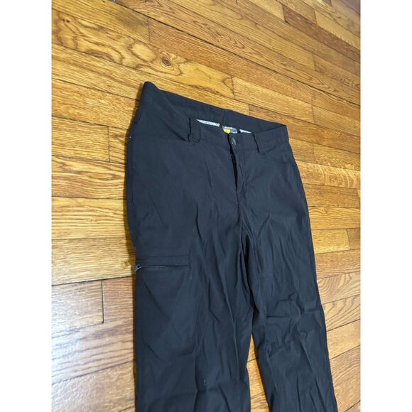 Eddie Bauer Travex Womens Hiking Pants Size 4 Black Stretch Nylon Straight Leg - Picture 2 of 5